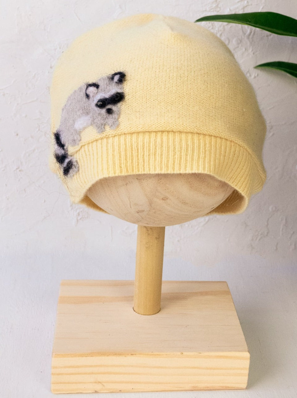 Raccoon Cashmere Hat - Toddler