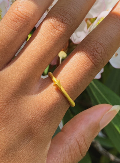 Triangle Stud Stacking Ring