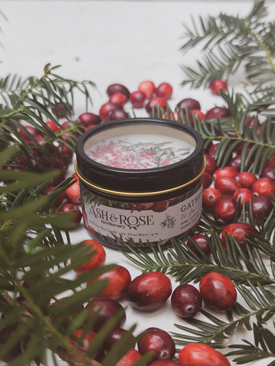 GATHER HERE Cranberry Pine Candle