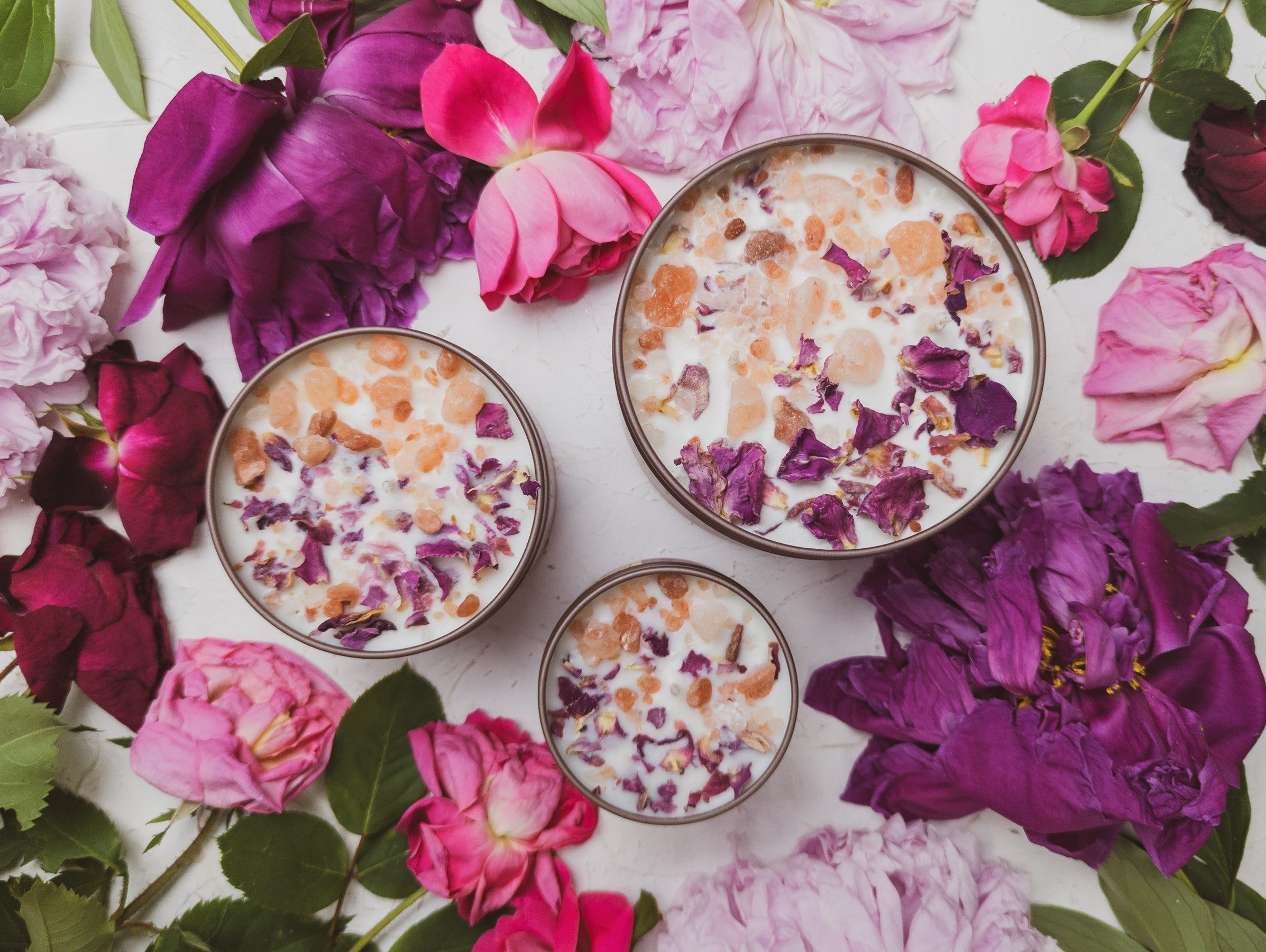 Ash & Rose Love Notes Rose + Pink Salt Soy Wax Candle