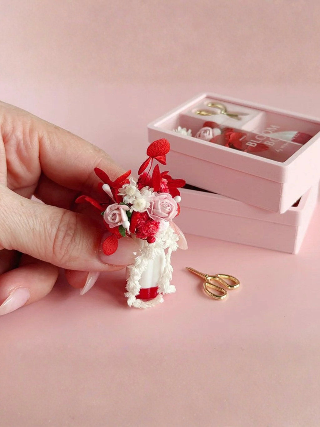Blush Pink Mini Bouquet Gift Set