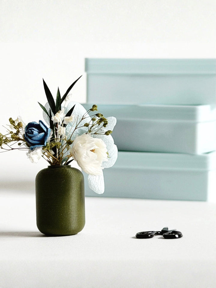 Blue Mini Bouquet Gift Set