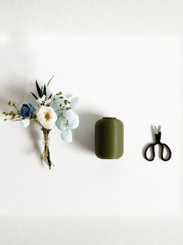 Blue Mini Bouquet Gift Set
