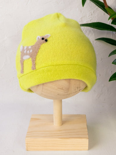 Fawn Cashmere Hat - Child