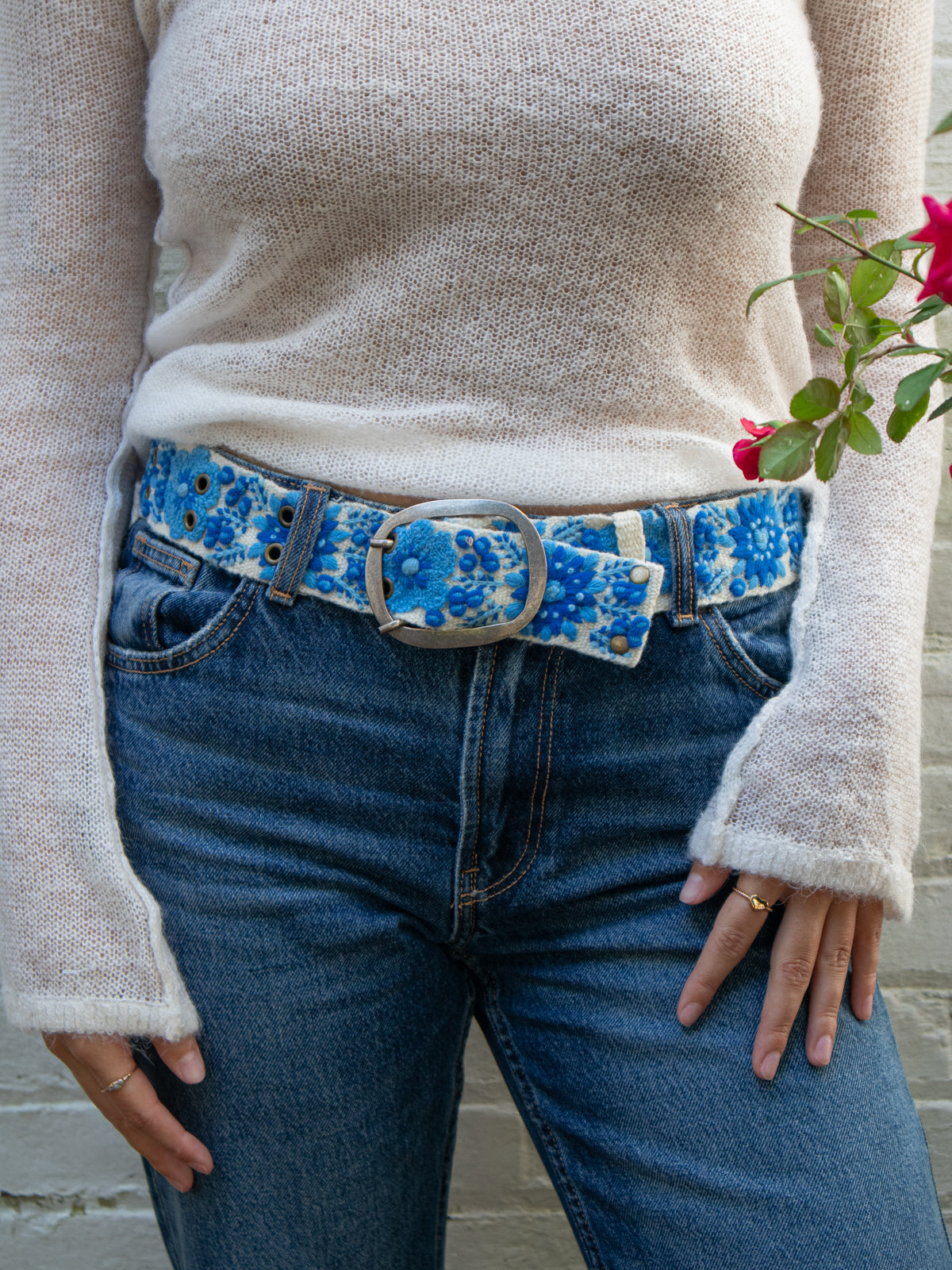 Abigail Embroidered Belt