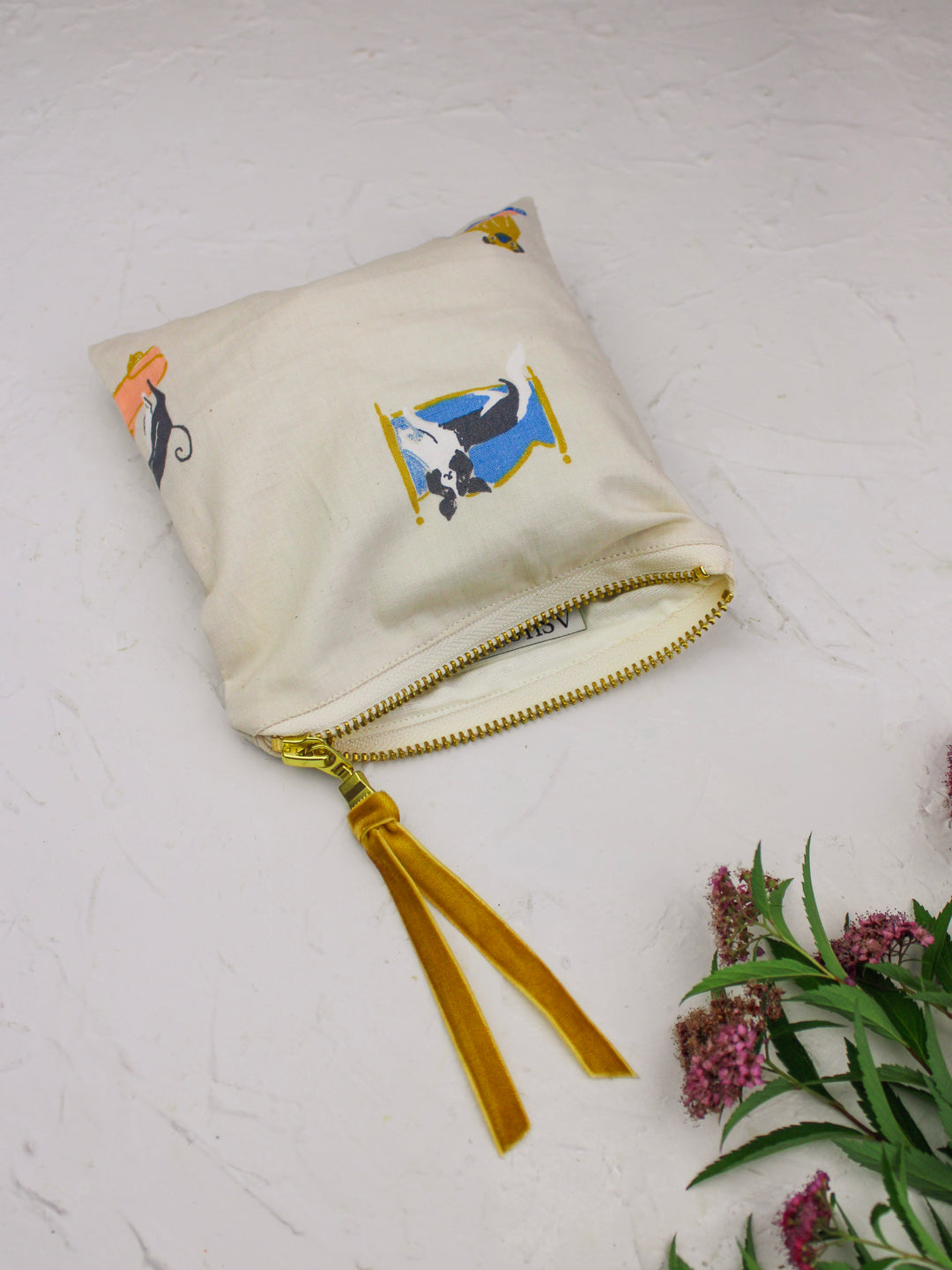 Best in Show Dog Square Zip Pouch