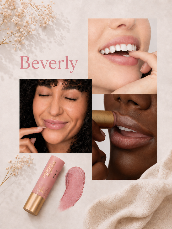 Poppy &amp; Pout Lip Tint – Hydrating Sheer Color Lip Balm