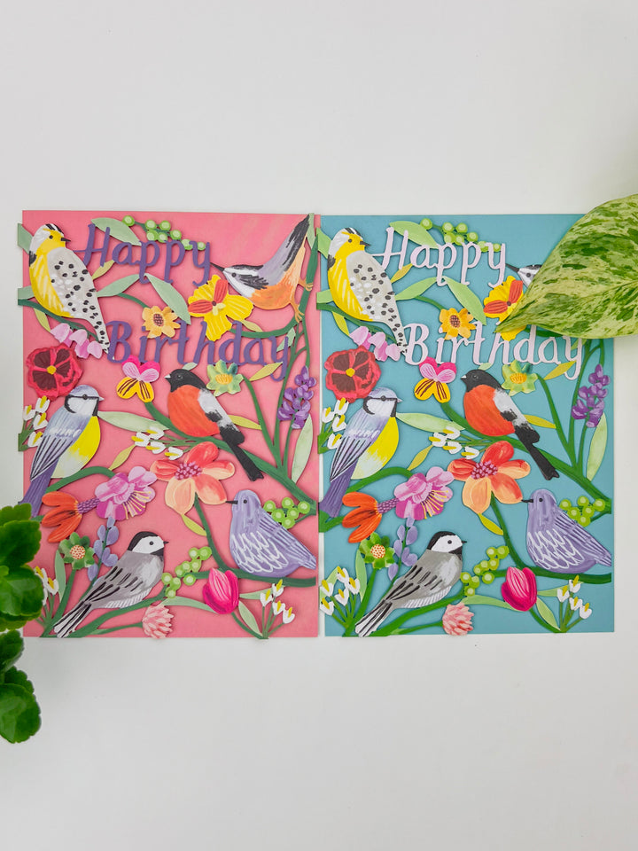 Birdhaven Lasercut Birthday Card