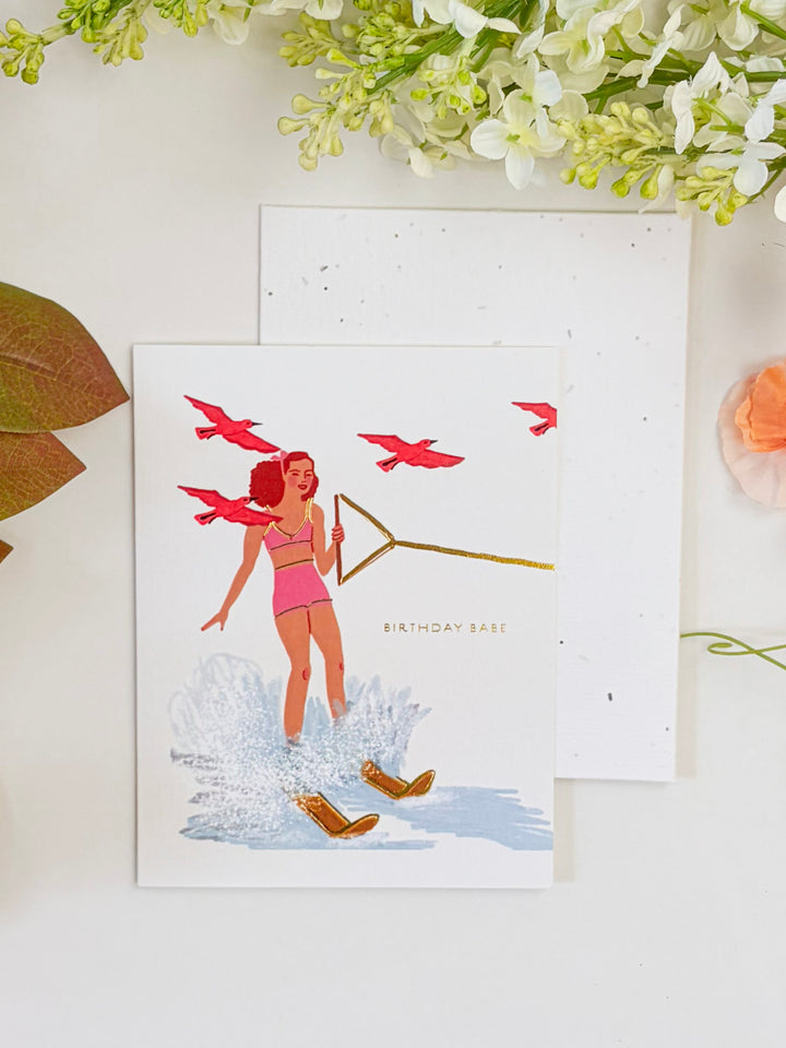 Birthday Babe -  Seeded Birthday Card