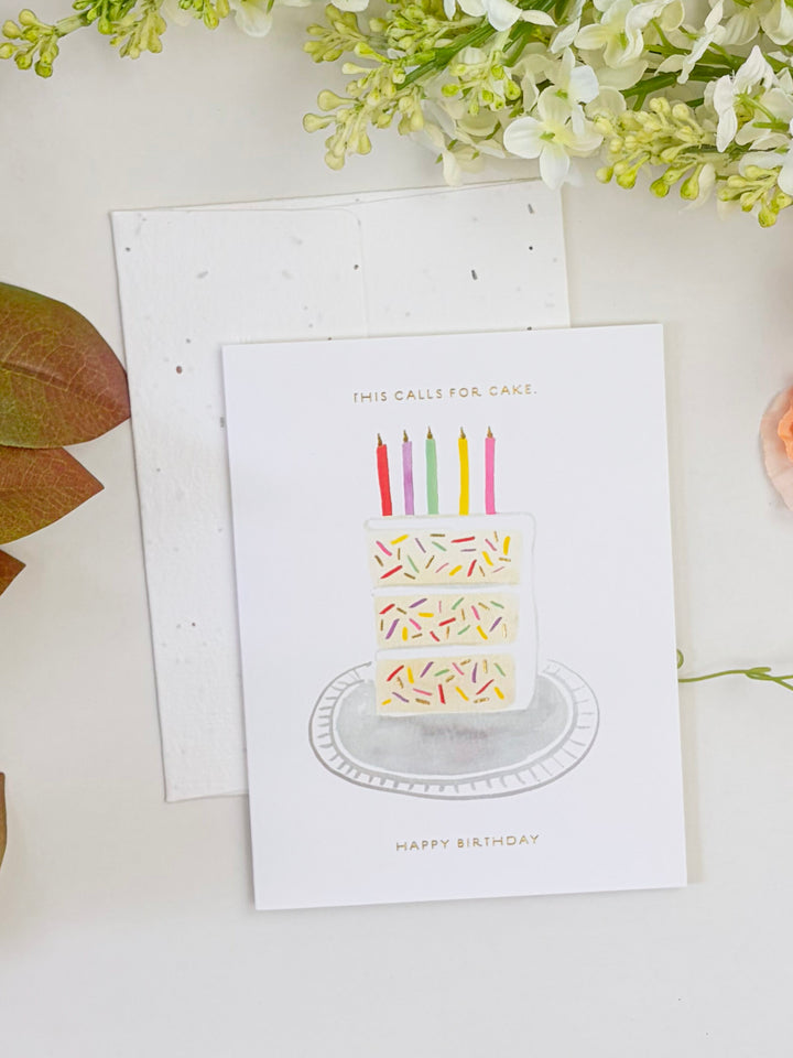 Birthday Slice - Seeded Birthday Card