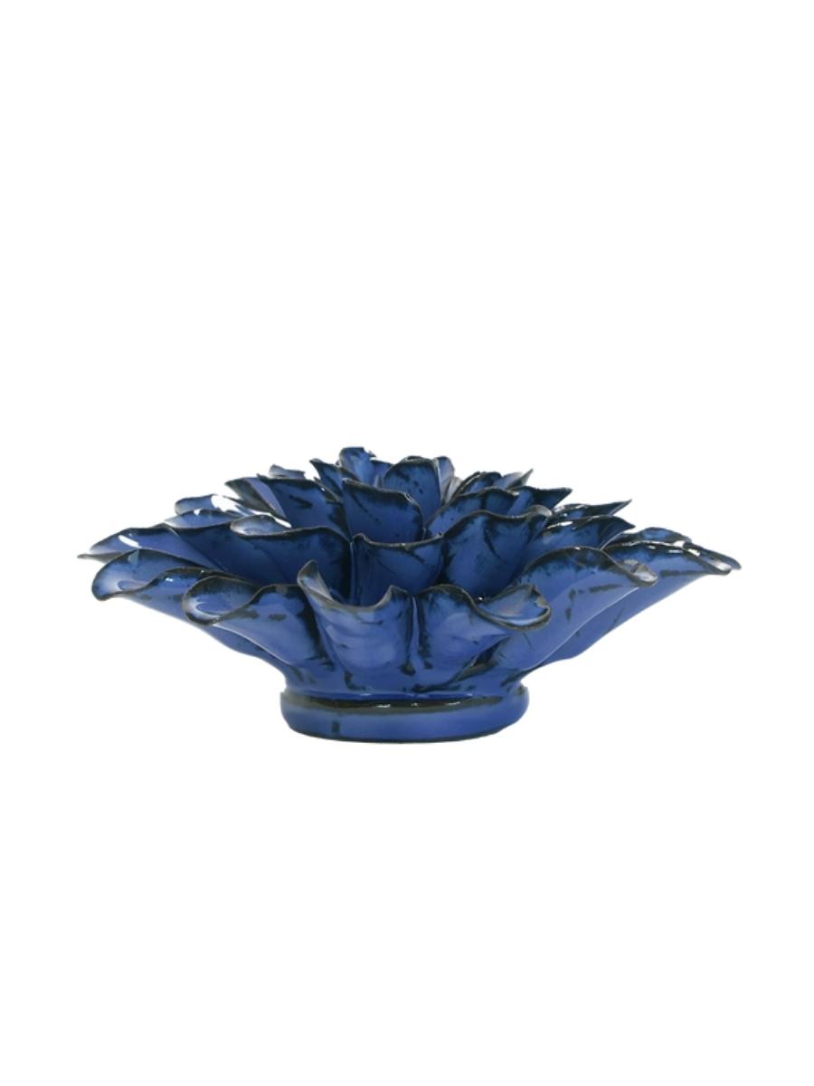 Blue Cornflower Ceramic Wall Art