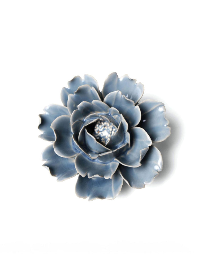 Ceramic Flower Pastel Blue Rose