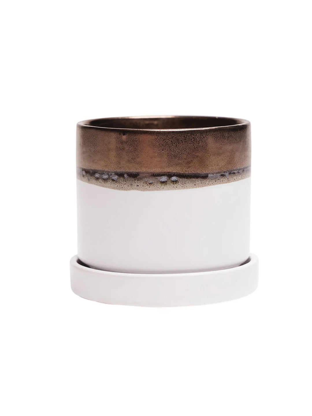 3" Ceramic Plant Pot and Saucer