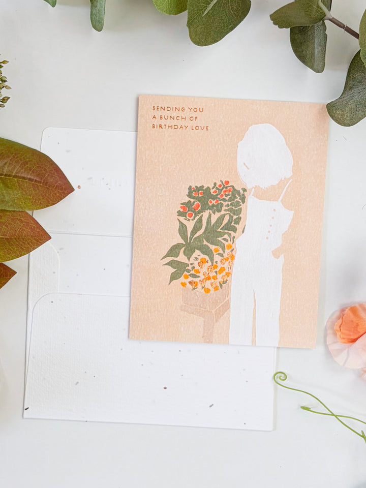 Bunch of Love - Seeded Birthday Card