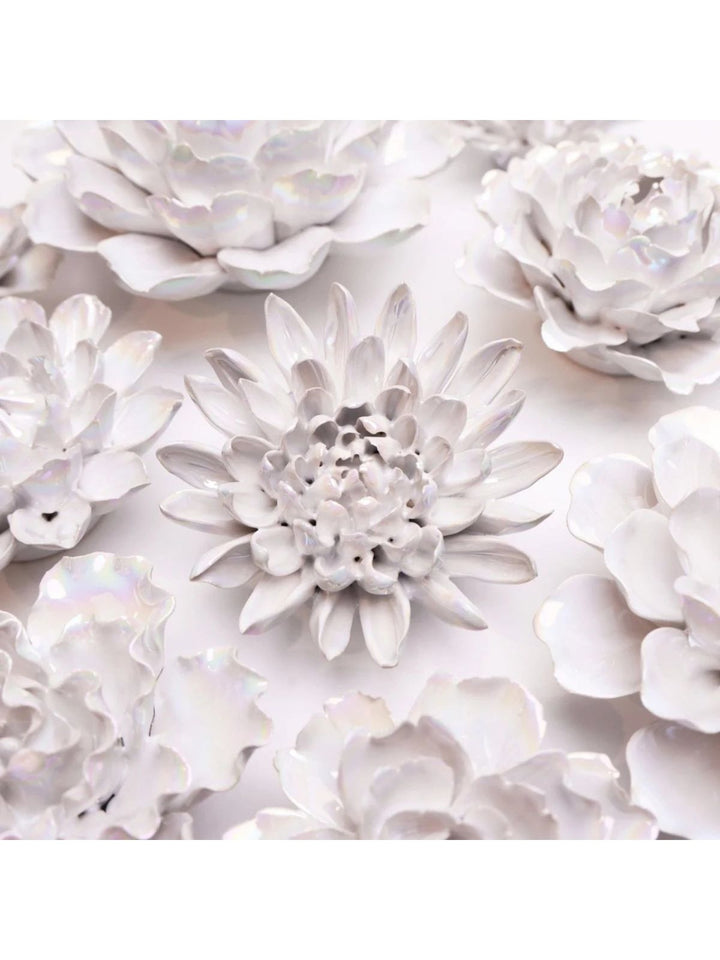 Ceramic Flower Ivory Pearl Chrysanthemum