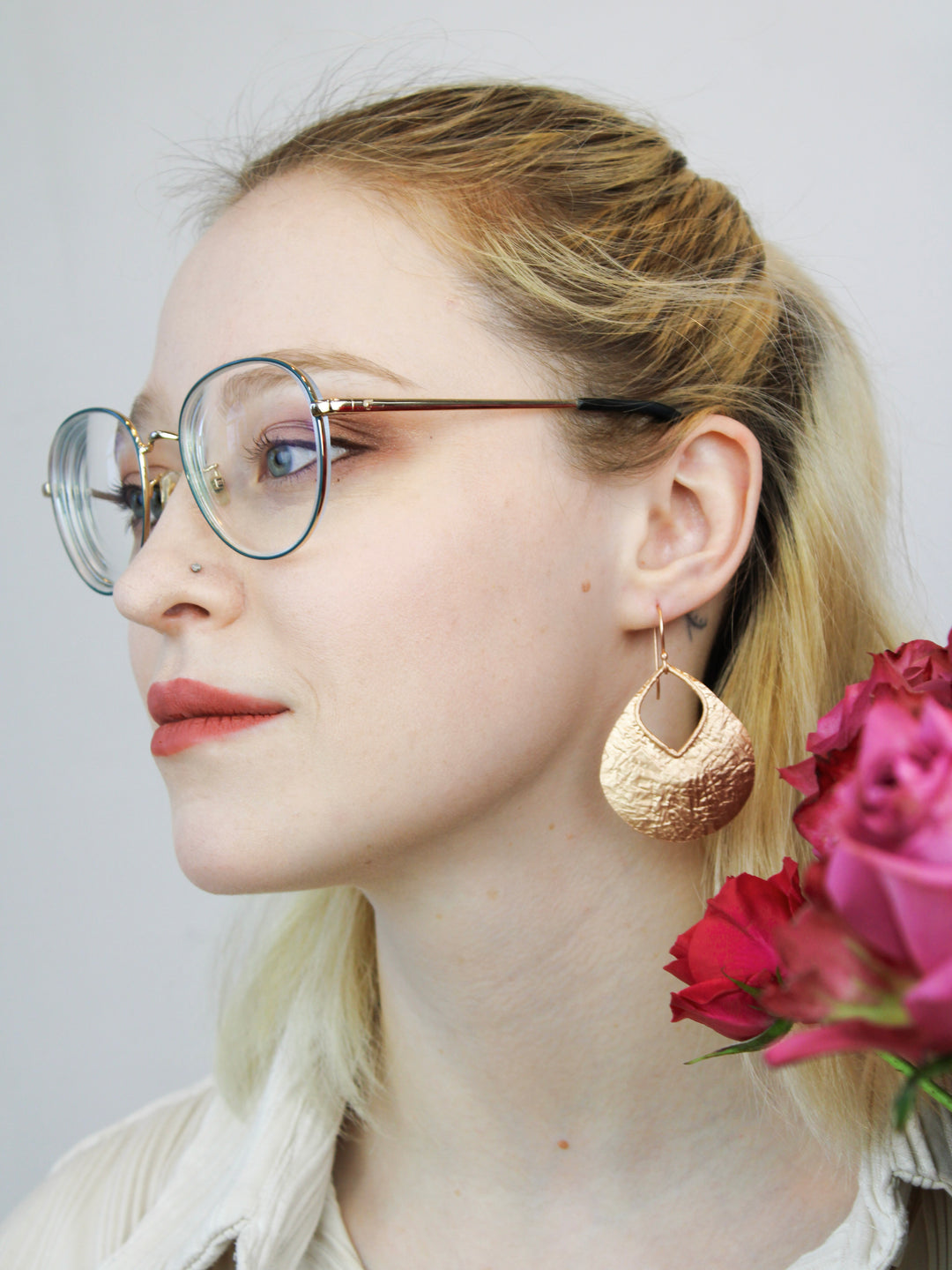 Camelia Drop Earrings