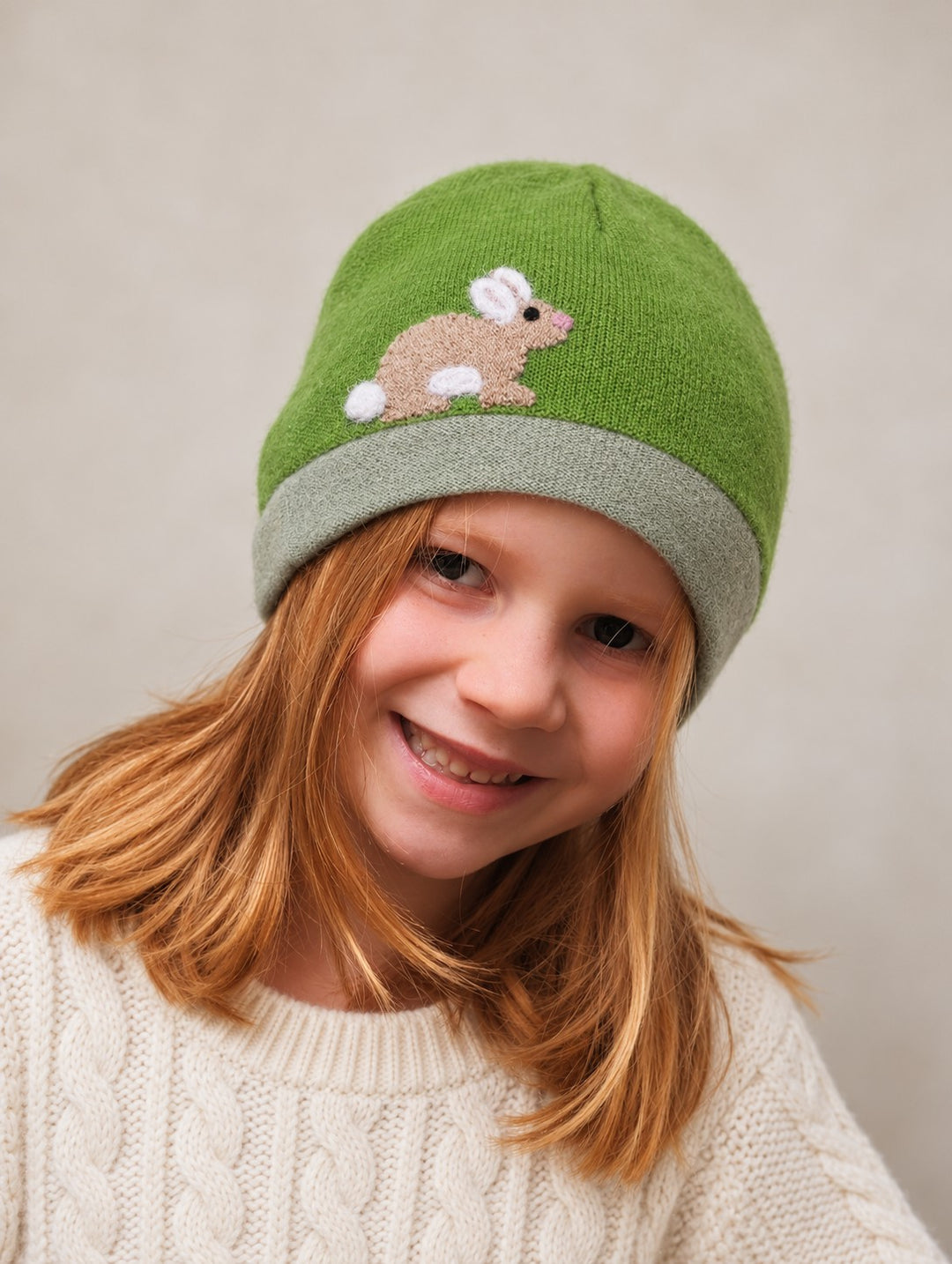 Bunny Cashmere Hat - Child