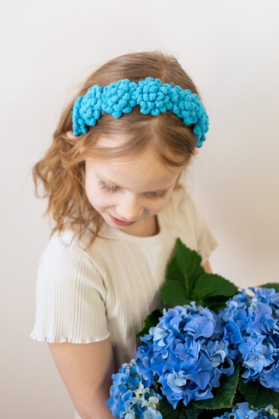 Crochet Puff Child Headband