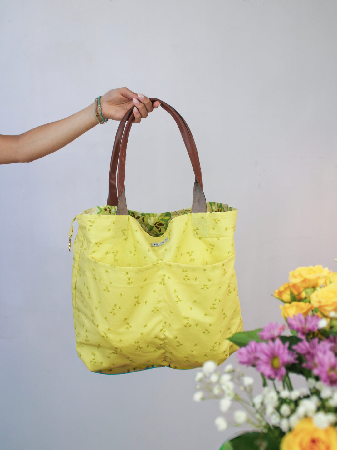 Dancing Deer Reversible Tote Bag