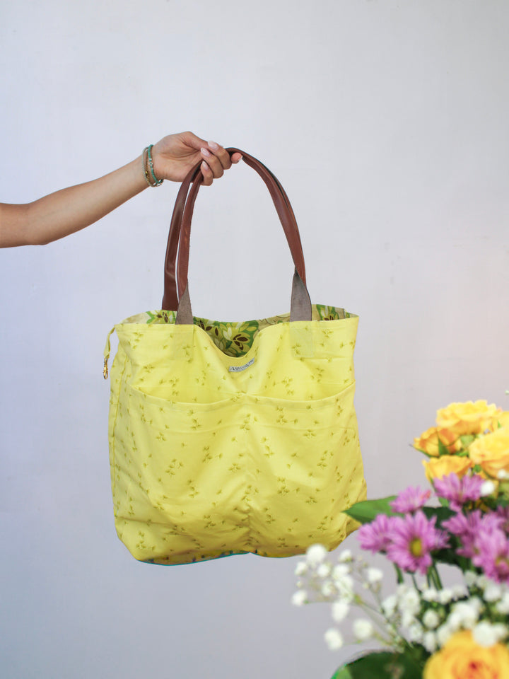 Dancing Deer Reversible Tote Bag