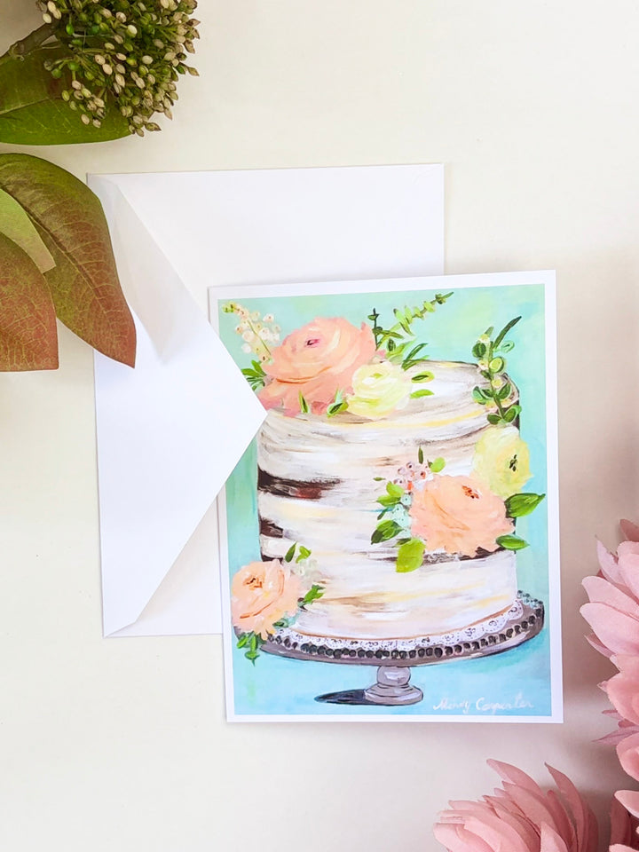 Fancy Cake Greeting Card by Carpe Diem Papers