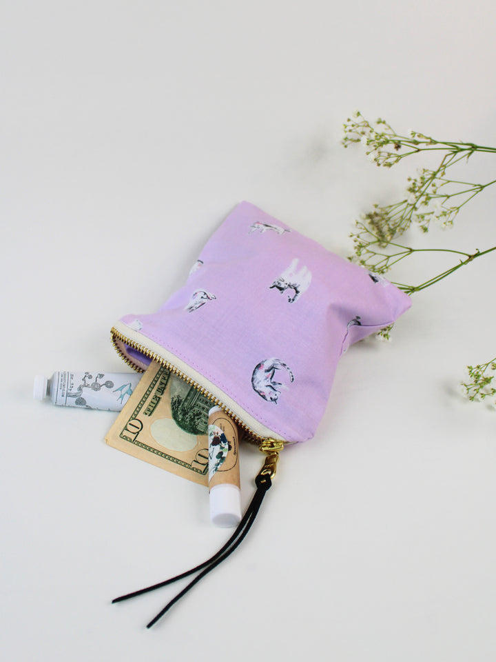 Good Kitty Square Zip Pouch