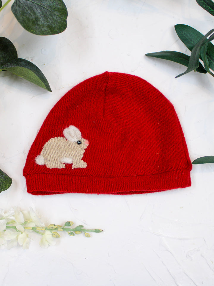 Bunny Cashmere Hat - Newborn