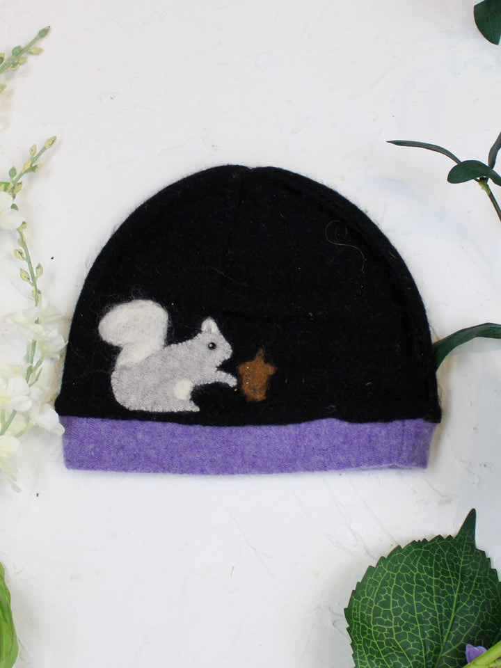 Squirrel Cashmere Hat - Toddler