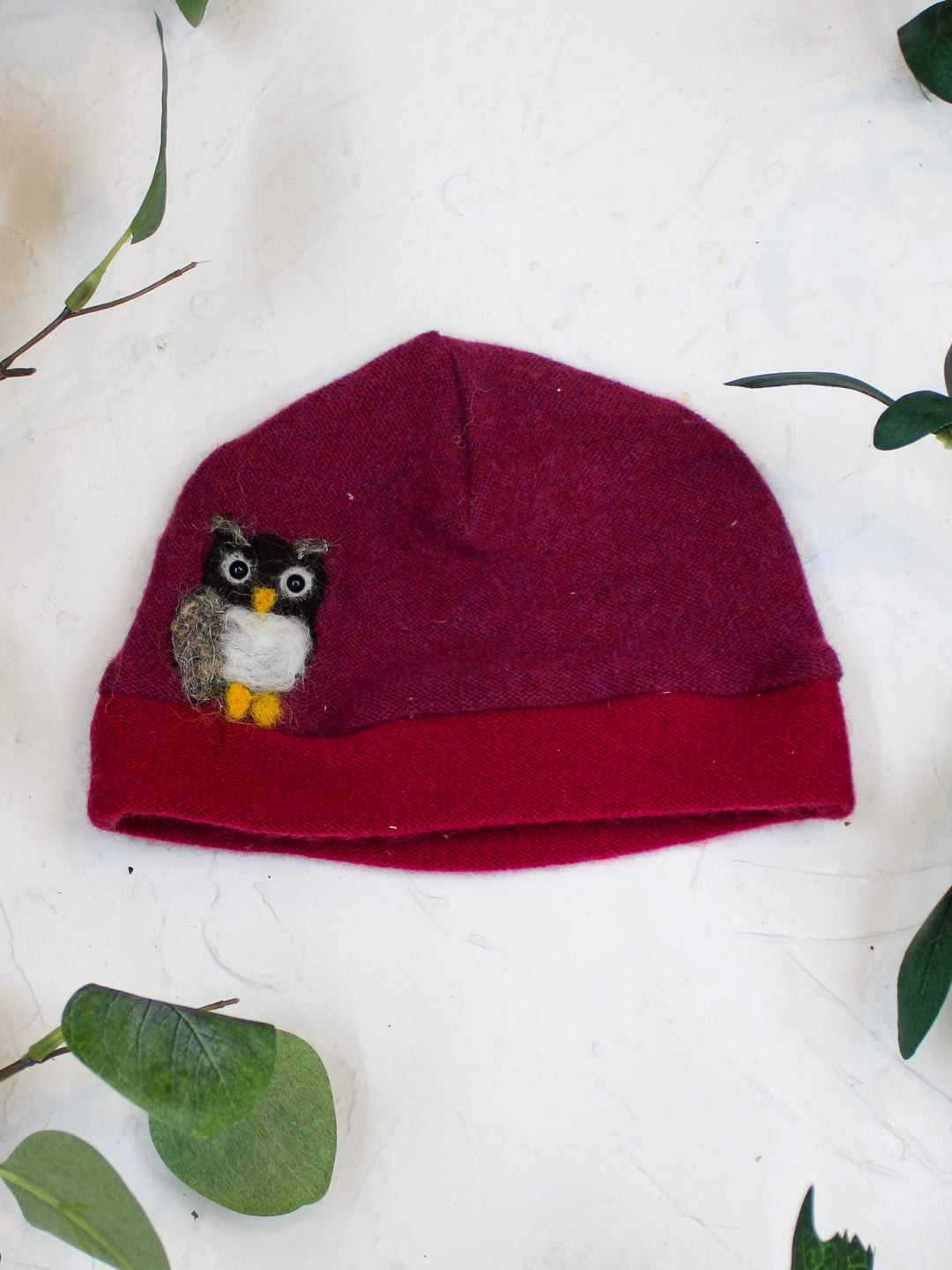 Owl Cashmere Hat - Baby