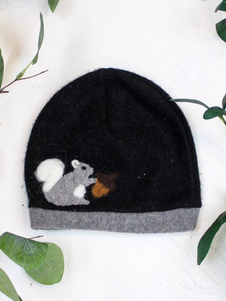 Squirrel Cashmere Hat - Toddler