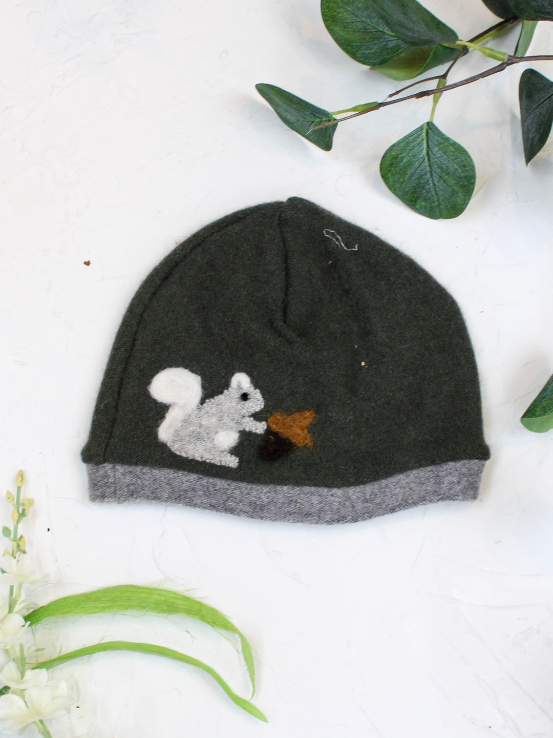 Squirrel Cashmere Hat - Baby