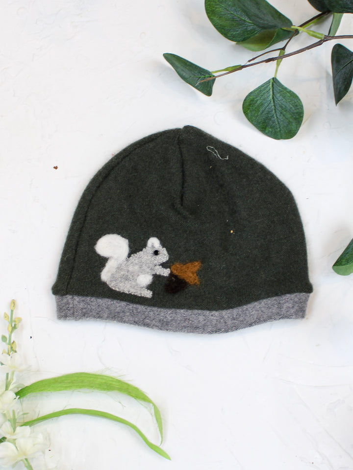 Squirrel Cashmere Hat - Baby
