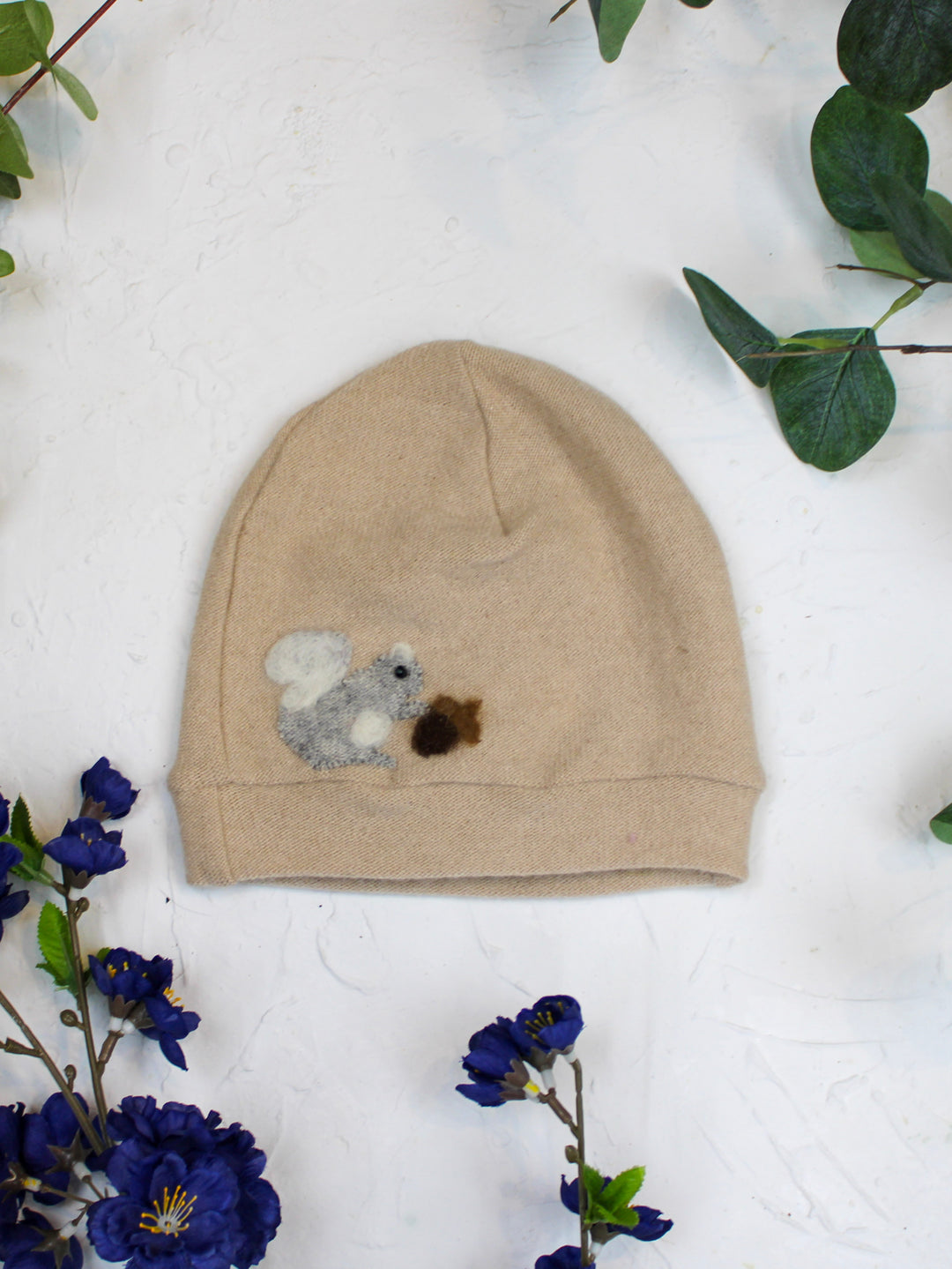 Squirrel Cashmere Hat - Toddler
