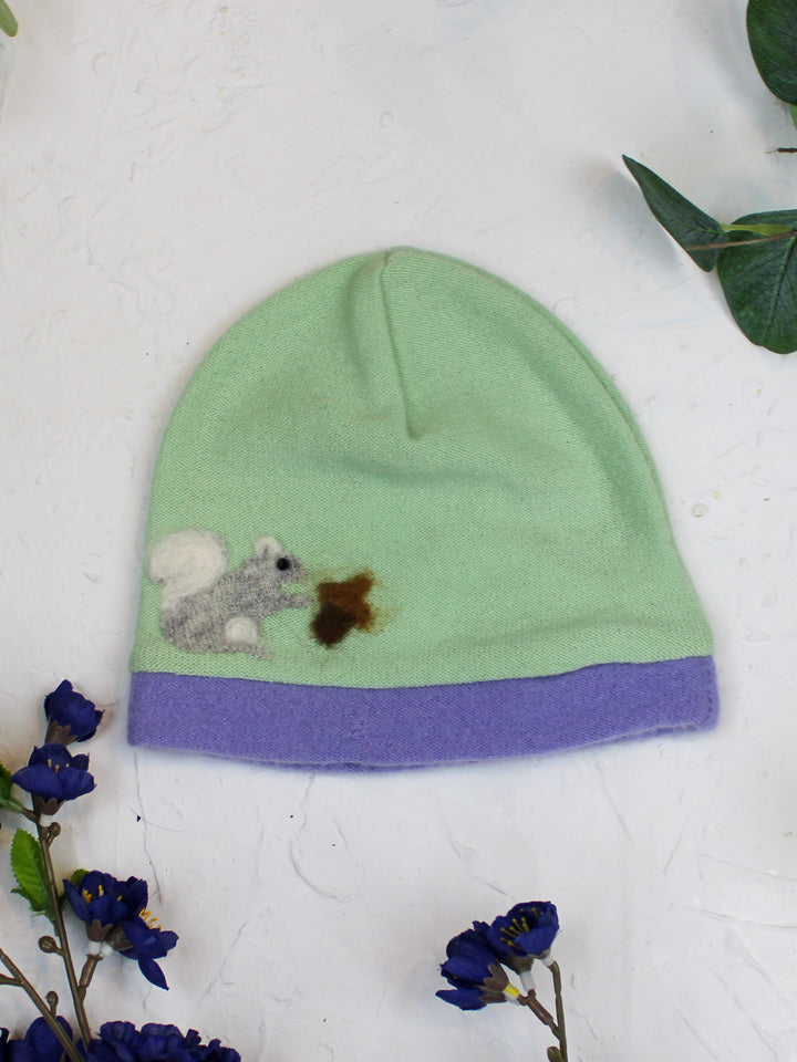 Squirrel Cashmere Hat - Toddler