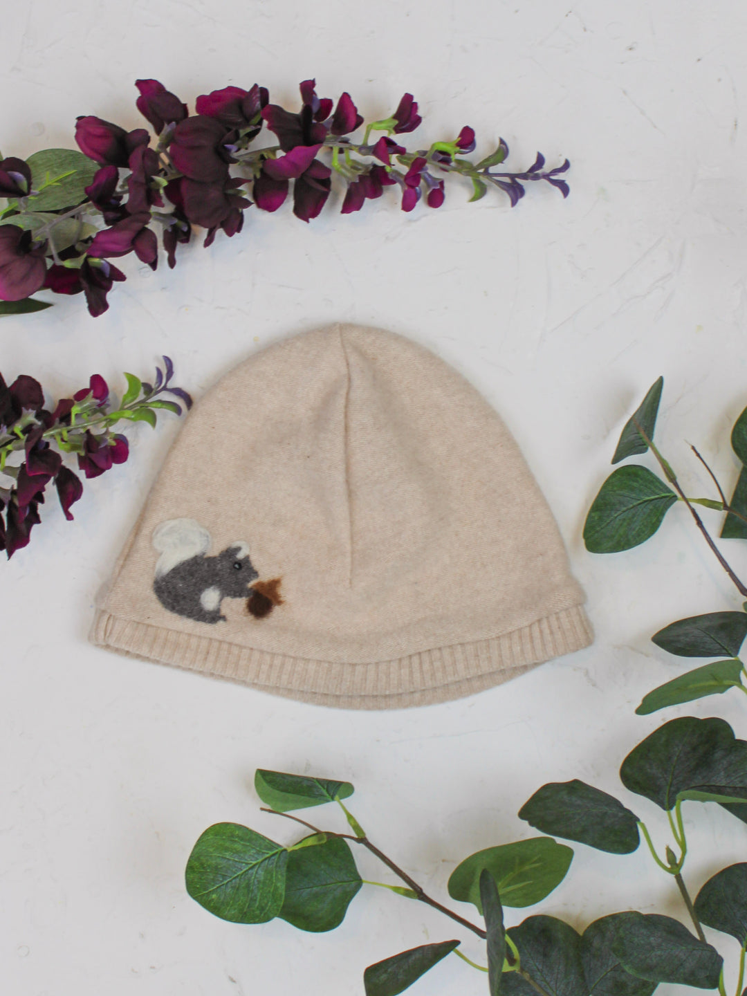 Squirrel Cashmere Hat - Child