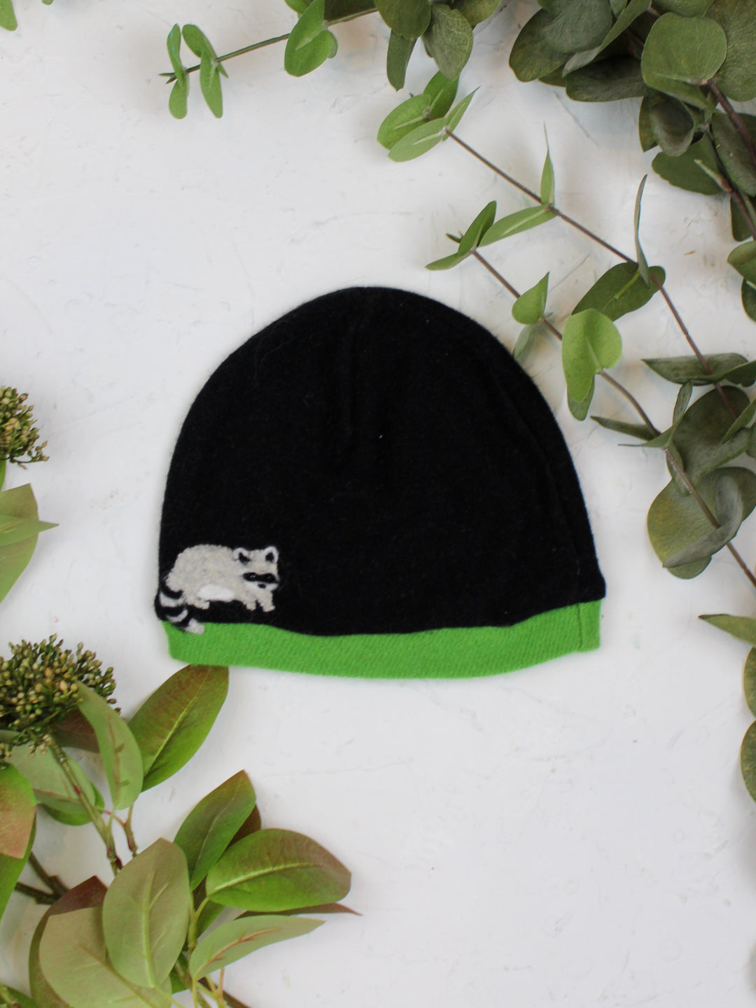 Raccoon Cashmere Hat - Child