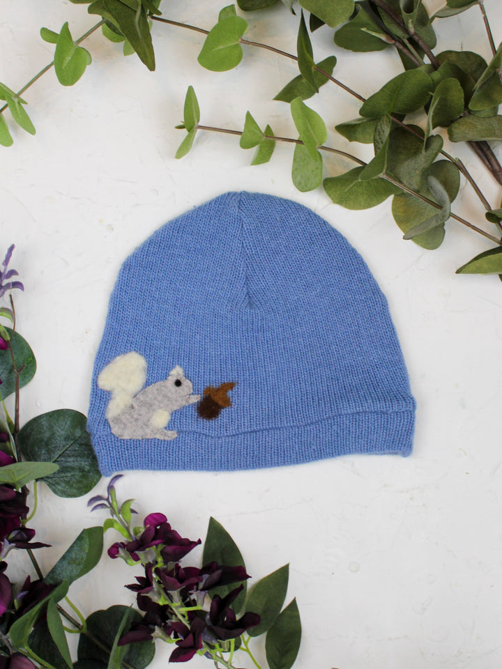 Squirrel Cashmere Hat - Child