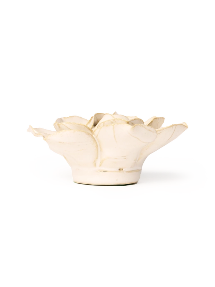 Ivory Daffodil Ceramic Wall Flower