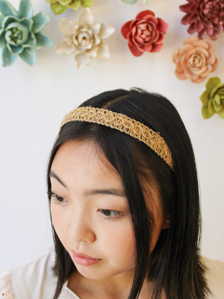 Jute Lace Headband