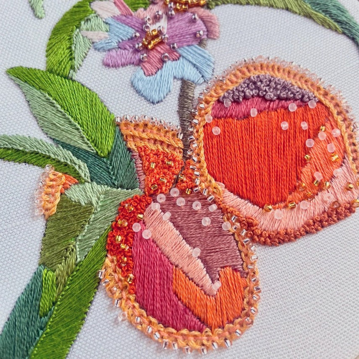 Botanical Embroidery & Beadwork Kit – Kate Wyatt Fine Art