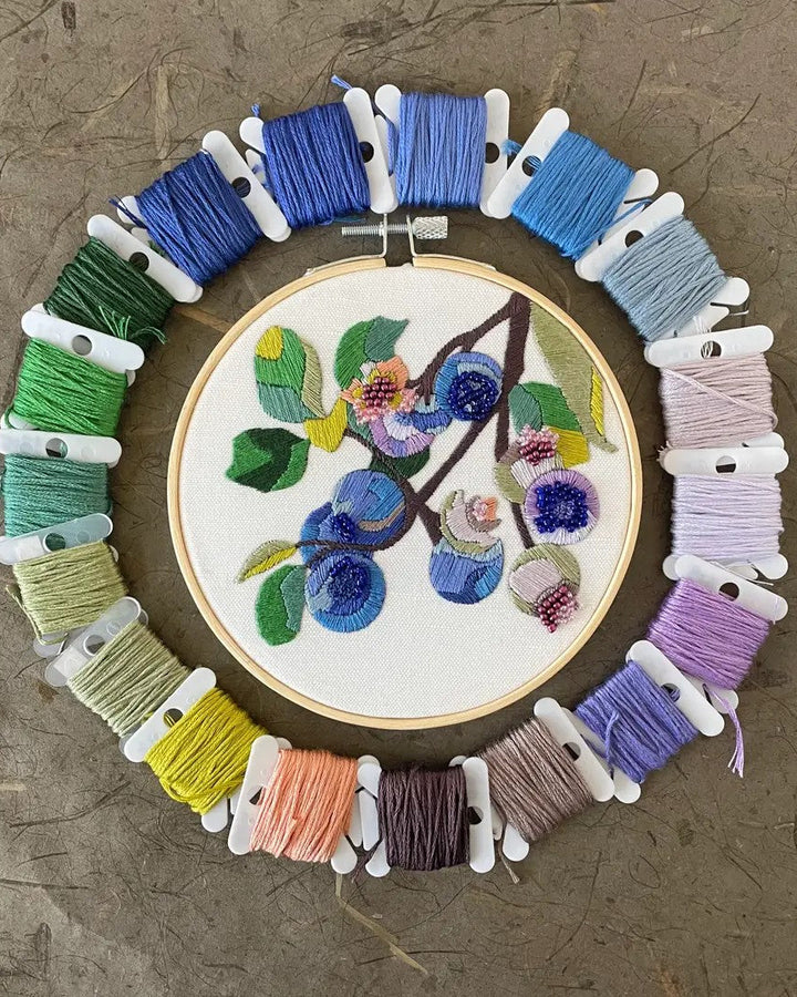 Botanical Embroidery & Beadwork Kit – Kate Wyatt Fine Art