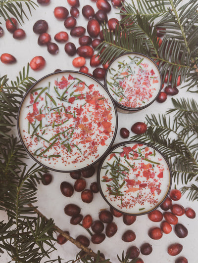 GATHER HERE Cranberry Pine Candle