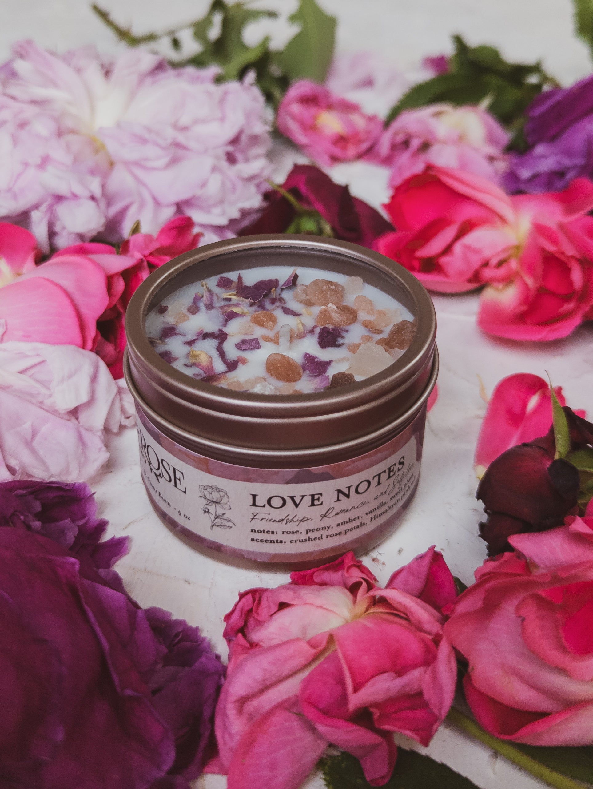 Ash & Rose LOVE NOTES Candle