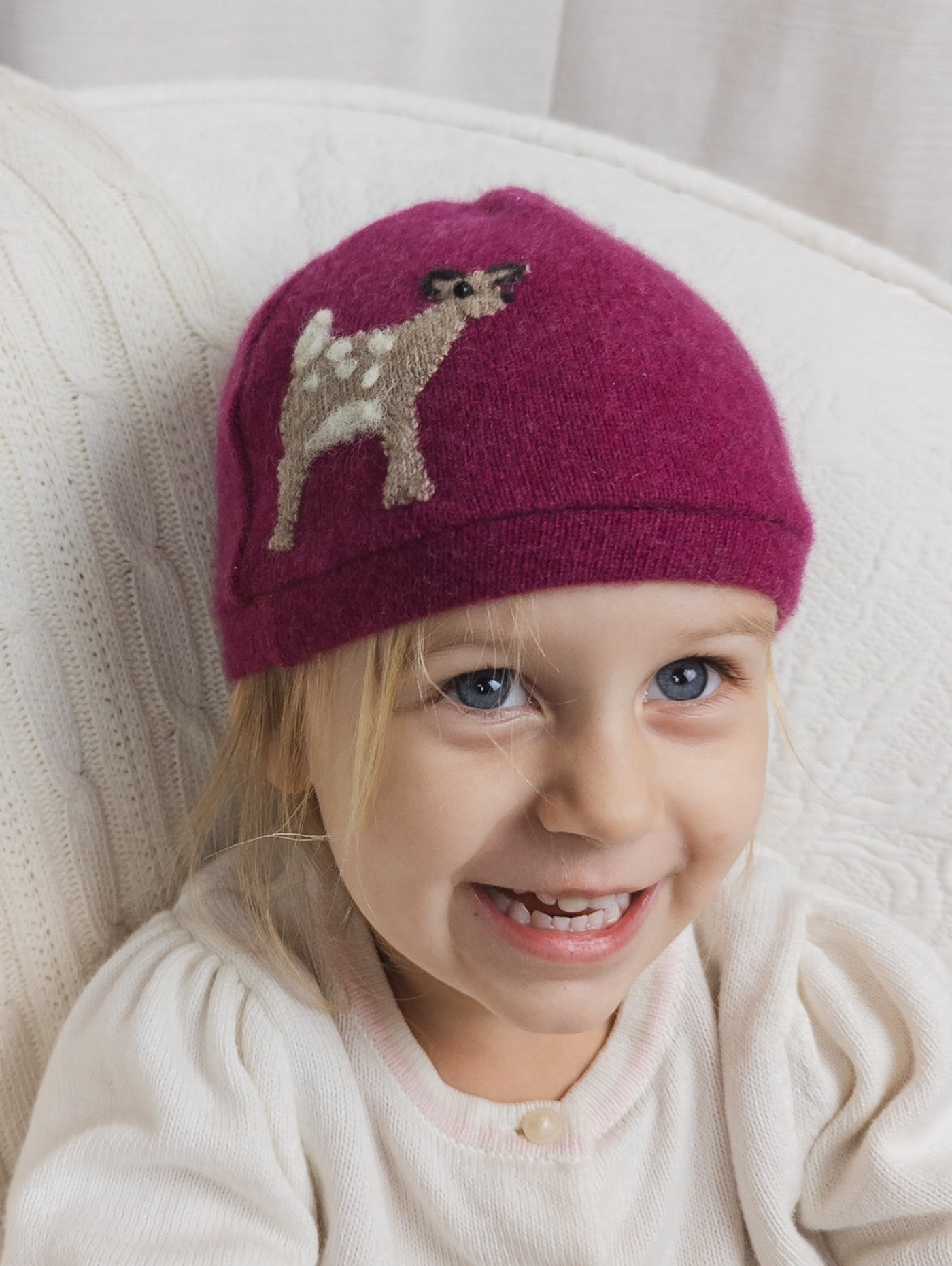 Fawn Cashmere Hat - Toddler