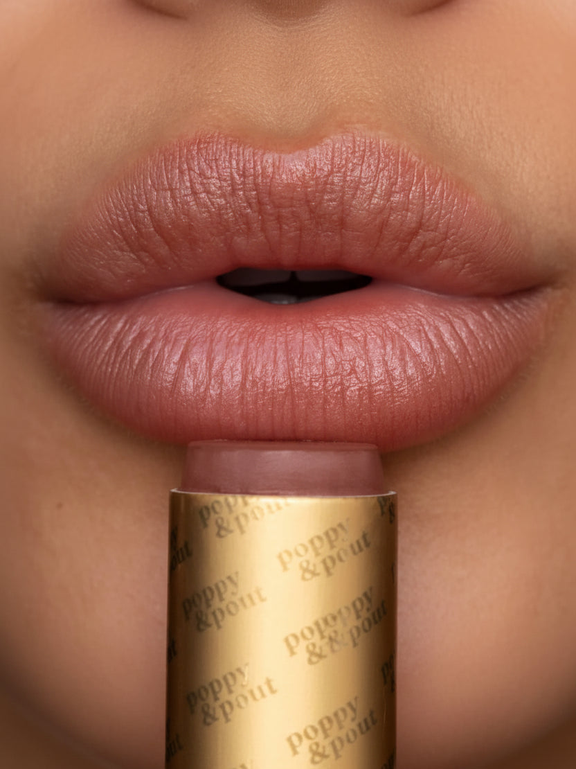 Poppy &amp; Pout Lip Tint – Hydrating Sheer Color Lip Balm