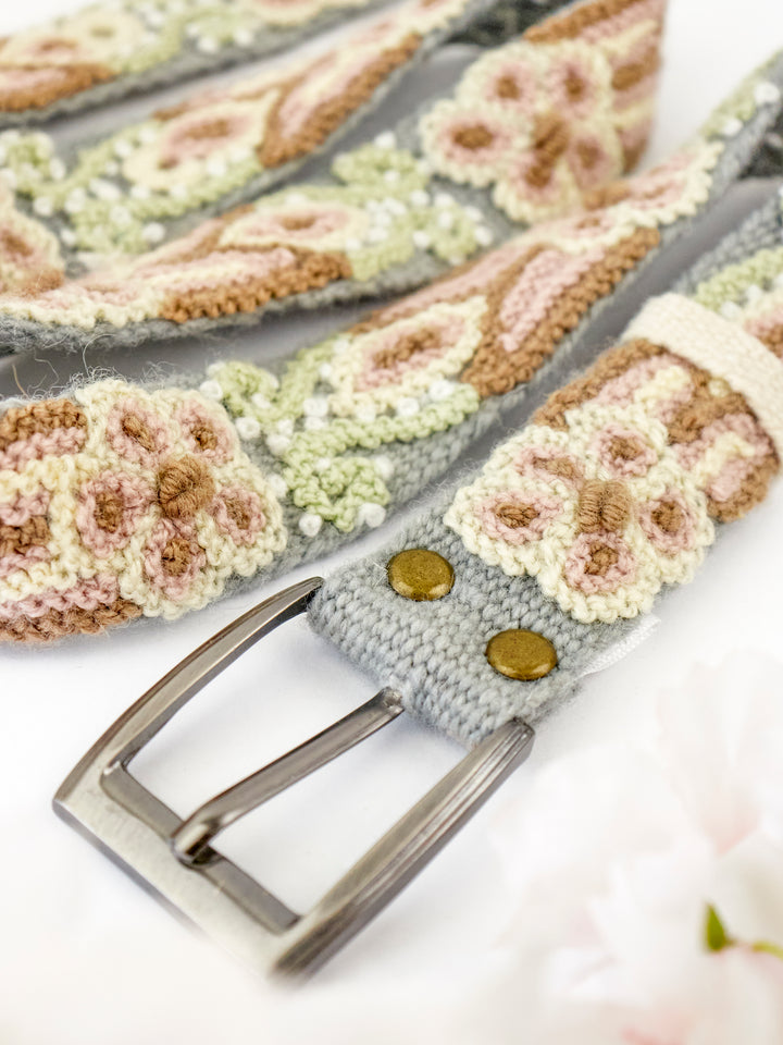 Luisa Emboidered Skinny Belt