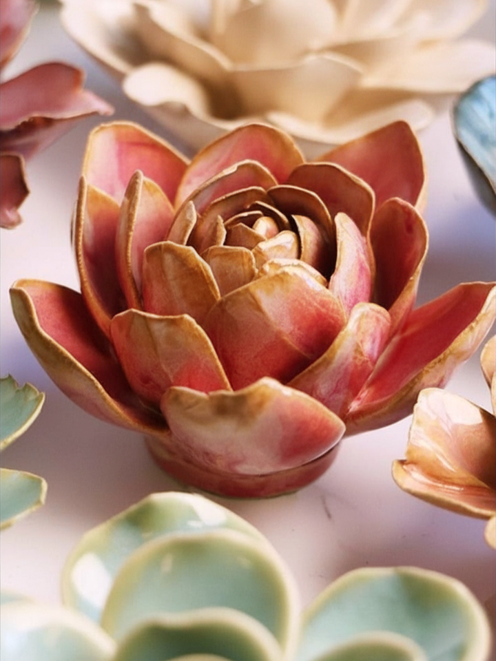 Narcissus Ceramic Wall Flower