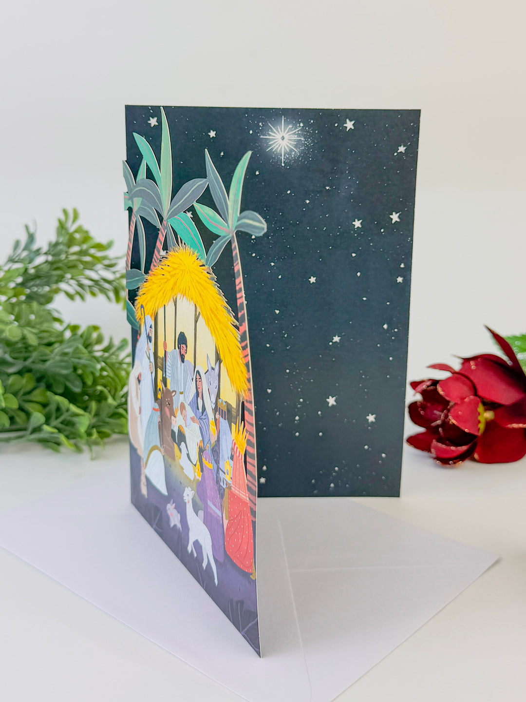Nativity Laser-cut Christmas Card