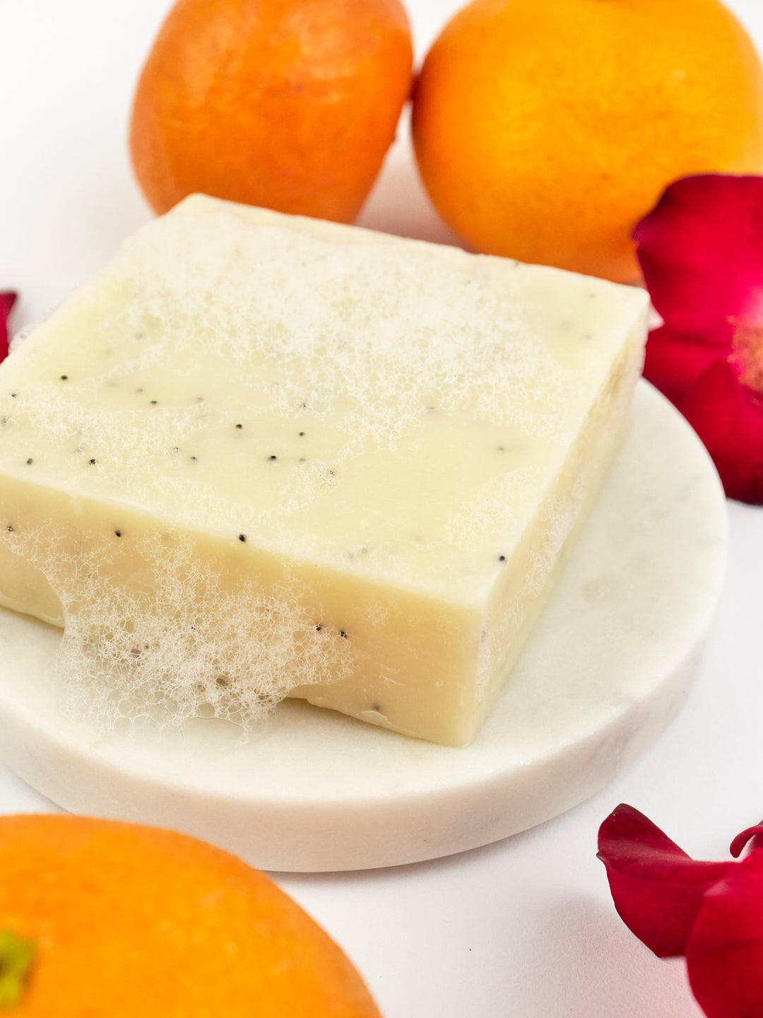 Orange Poppyseed Soap Scrub Bar