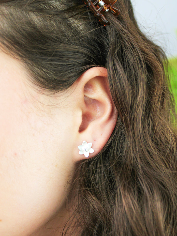 Petite Floral Stud Earrings
